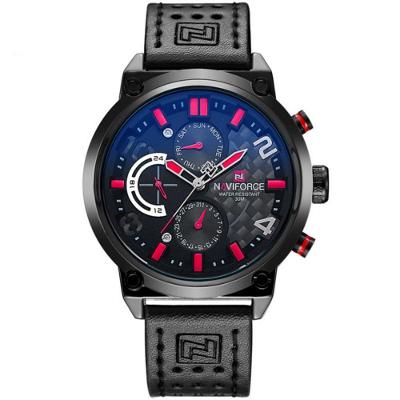 Relógio Esportivo Masculino Movimento De Quartzo à Prova D\' água Vermelho