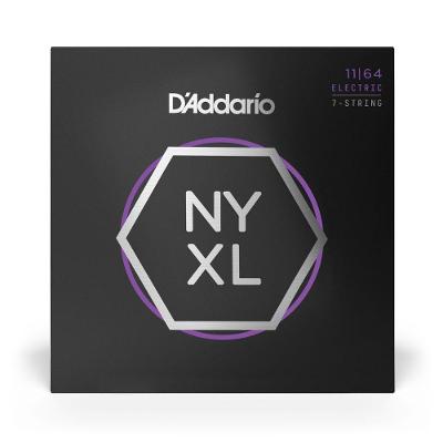 Encordoamento Para Guitarra 7c 11-64 D Addario Nyxl1164 [f035]