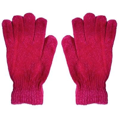 Luva De Lã Tricotada Quente P- Inverno Premium Adulto Cores Pink