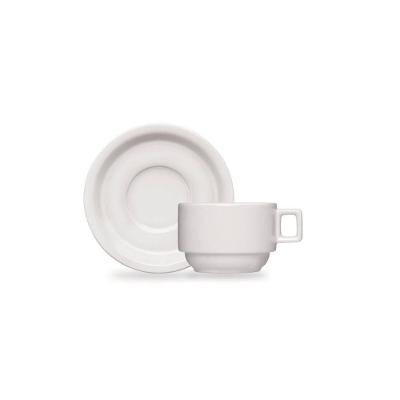 Conjunto 8 Xicaras Cha Com Pires Porcelana Barhotel Germer