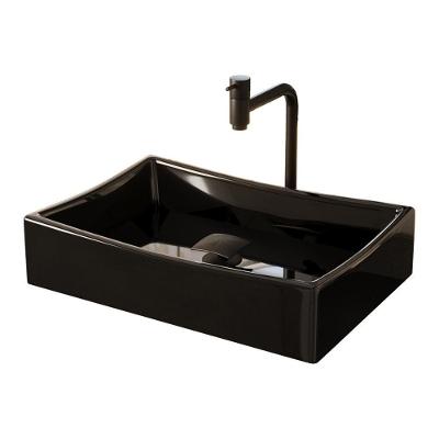 Kit Cuba Dalla Preta Com Torneira Inox E Valvula Click Black