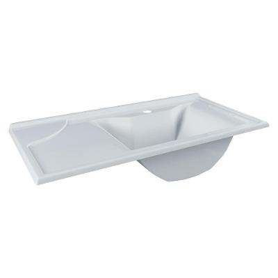 Cuba Pia Lavatório Copacabana 60 Cm Para Banheiro Branco