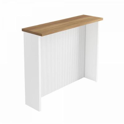 Painel Ilha Canelado 120cm 100% Mdf Branco-nature