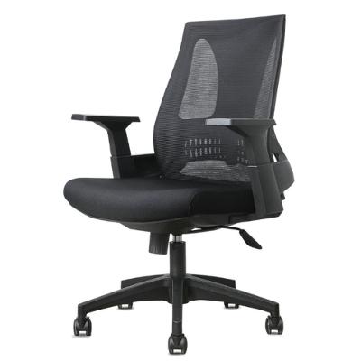 Cadeira Giratória Nr-17 Toledo Rivatti Sem Encosto De Cabeça Tela Mesh Preta Base Rodizio Nylon