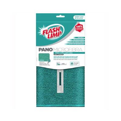 Pano De Microfibra Para Chão C- Furo - Flashlimp