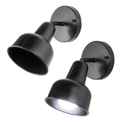 Kit Com 2 Arandelas City - Articulada 90º - Preta
