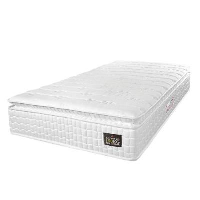 Colchão Solteiro Espuma D45 Lazio Pillow Top 88x188x29cm Branco Hellen Branco