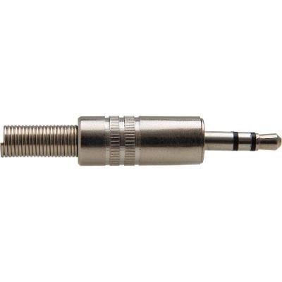 Plug P2 Estéreo De Metal Com Mola Pgpd0004 Níquel Storm - Pct / 50