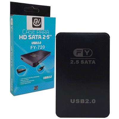 Gaveta Para Hd 2.5 Gv Brasil, Usb 2.0, Preto - Gvt.33901