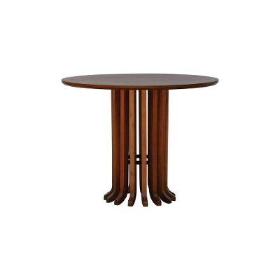 Mesa De Jantar Denver Tampo Redondo ø100 Amêndoa
