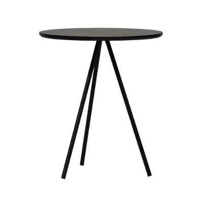 Mesa Lateral Redonda Trilegal ø420x530 Preto