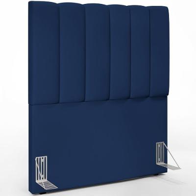 Cabeceira Cama Box Solteiro 100 Cm Dália W01 Azul Marinho