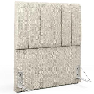 Cabeceira Cama Box Solteiro 100 Cm Linho Champagne