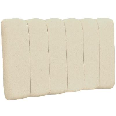 Cabeceira Cama Box Painel Solteiro 100 Cm Dubai Linho Cru