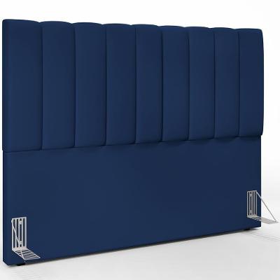 Cabeceira Cama Box Casal King 195 Cm Dália W01 Azul Marinho