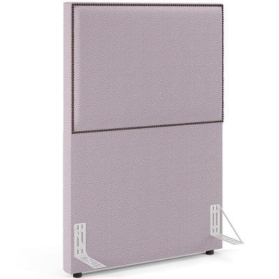 Cabeceira Box Solteiro Tachas 100cm Vicenza L02 Bouclê Rosê