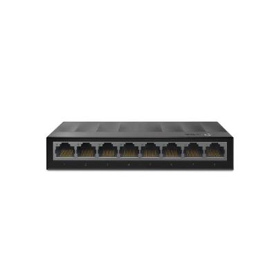 Switch Tp-link 8 Portas 10 100 1000 Ls1008g Preto Bivolt
