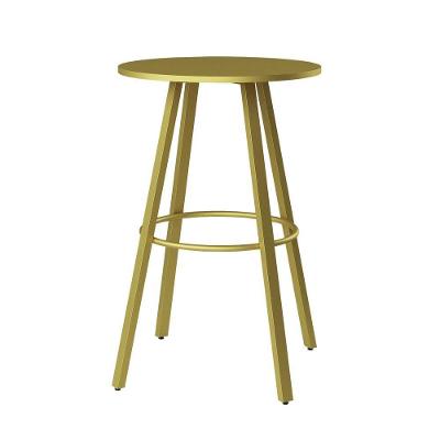 Base Boston Aço Carbono Sala Jantar Cozinha Para Tampo Madeira Ou Vidro Dourado