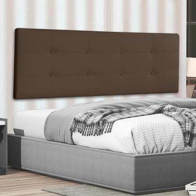 Cabeceira Painel Casal Queen 1,60m Berlim Suede Marrom Dal Poz Estofados