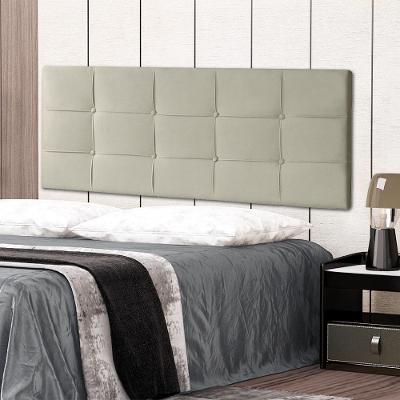 Cabeceira Painel Casal 1,40m Roma Suede Bege Dal Poz Estofados