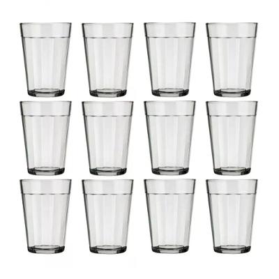 Jogo 12 Copos De Vidro Americano Tradicional Nadir Figueiredo 190ml Cerveja Boteco Bar