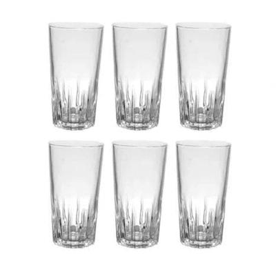 Jogo De Copos Bali Vidro 6 Peças 280ml