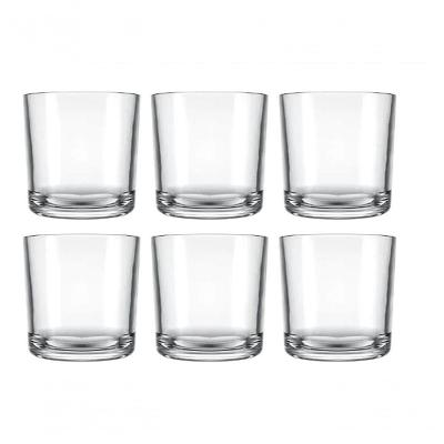 Jogo 6 Copo Bar Whisky Drink Cerveja água Dose 265 Ml Barman
