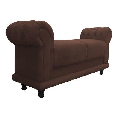 Recamier Barcelona Suede Marrom