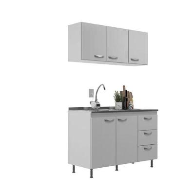 Cozinha Modulada Ipanema 2 Peças - Branco Branco