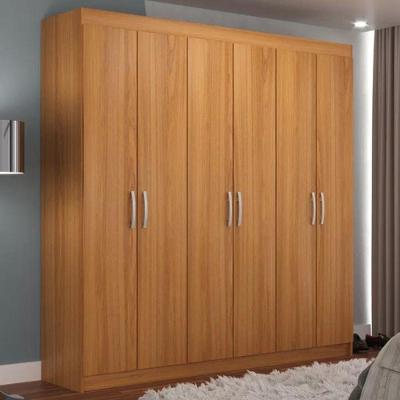 Guarda Roupa Casal Montreal 6 Portas 2 Gavetas Internas - Cinnamomo Cinnamomo