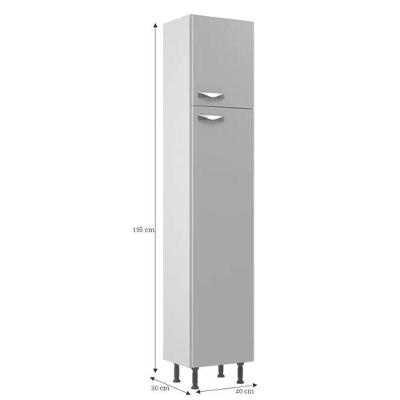 Cozinha Modulada Ipanema 4 Peças - Branco Branco
