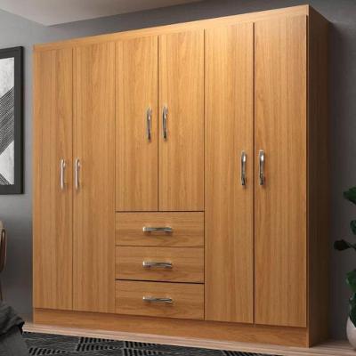 Guarda Roupa Casal Sevilha 6 Portas 3 Gavetas - Cinnamomo Cinnamomo