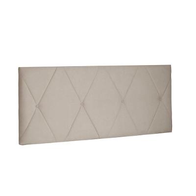 Cabeceira Aquilla Cama Box King 195 Cm Suede Bege