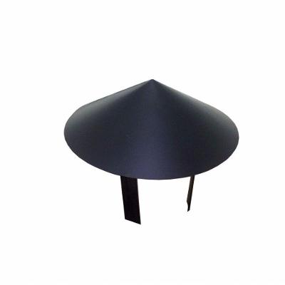 Chapéu Chinês Preto Para Dutos 200 Mm Diâmetro Topo De Chaminé