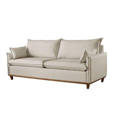 Sofá 5 Lugares Living Linho M-168 Martins Creme