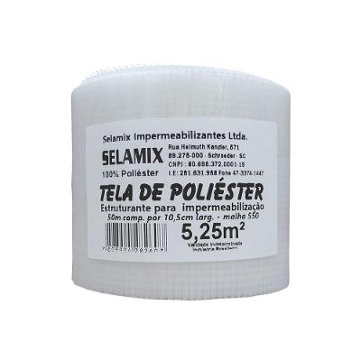 Tela Poliester 550 2x2mm Largura 10,5 Cm X 50 Metros