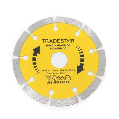 Disco Corte Diamantado Segmentado 110mm 4 P- Concreto Tradestar
