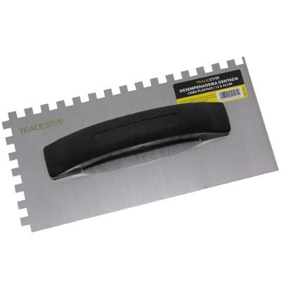 Desempenadeira Aço Dentada 22 Dentes 25x12mm Cabo Plástico Tradestar