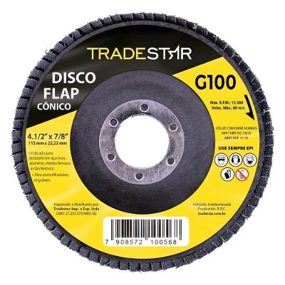 Disco Flap Cônico 4.1-2 Grão 100