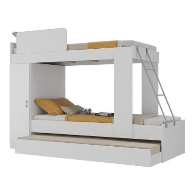 Treliche Com Colchão Incluso E Barra De Proteção Multimóveis Fg329 Branco