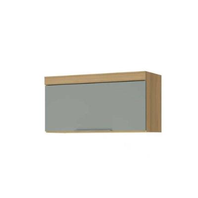Armário de Cozinha Modulado Marquesa c/ 1 Porta 80 cm Nature/Verde - Nesher