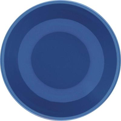 Kit 4 Pratos Fundos Unni Blue Oxford Cerâmica 20,5cm