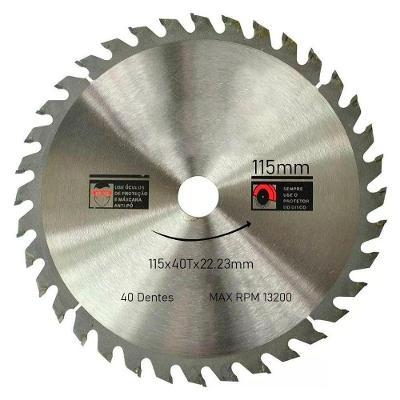 Kit 10 Discos De Serra Circular Com 40 Dentes 4-1-2" 115mm Para Madeira