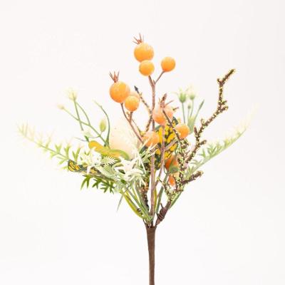 Kit 12 Ramos Artificiais Decoração Enfeite Com Ovinho Páscoa 25cm