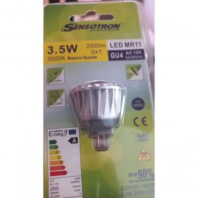 Mini Spot De Branco Embutir Com Led 12v Cor Da Lâmpada Branca Quente Estilo Redondo