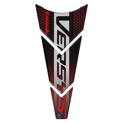 Adesivo Resinado Protetor De Tanque Moto Kawasaki Versys Cor Vermelho