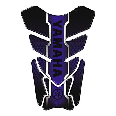 Adesivo Resinado Protetor De Tanque Moto Yamaha Azul Cor Azul