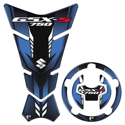 Adesivo Resinado Protetor De Tanque Motos Suzuki Gsx-s 750 Cor Azul
