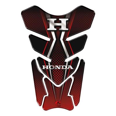 Adesivo Resinado Protetor De Tanque Moto Honda Universal Vermelho Cor Vermelho