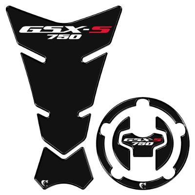 Adesivo Resinado Protetor De Tanque Motos Suzuki Gsx-s 750 Preto Cor Preto